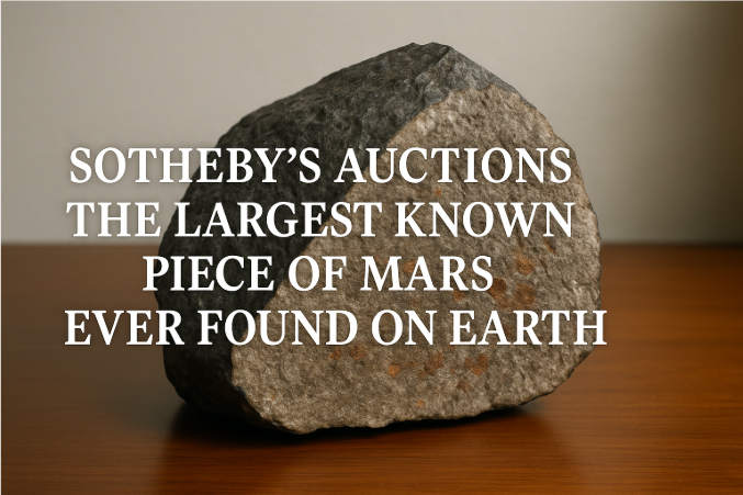 Sotheby’s Auctions the Largest Known Piece of Mars Ever Found on Earth – A Monumental Leap Toward Cosmic Heritage